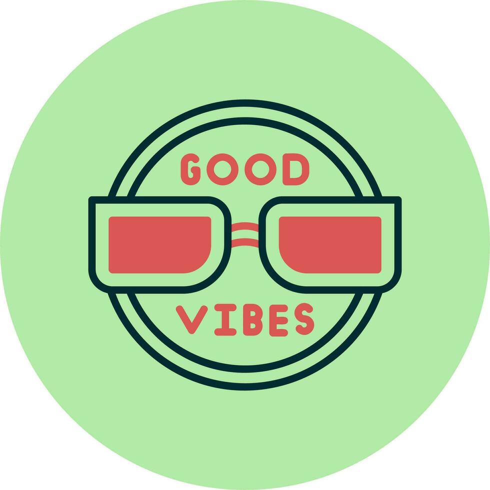 Good Vibes Vector Icon
