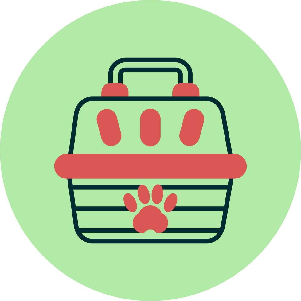 pet carrier Vector Icon