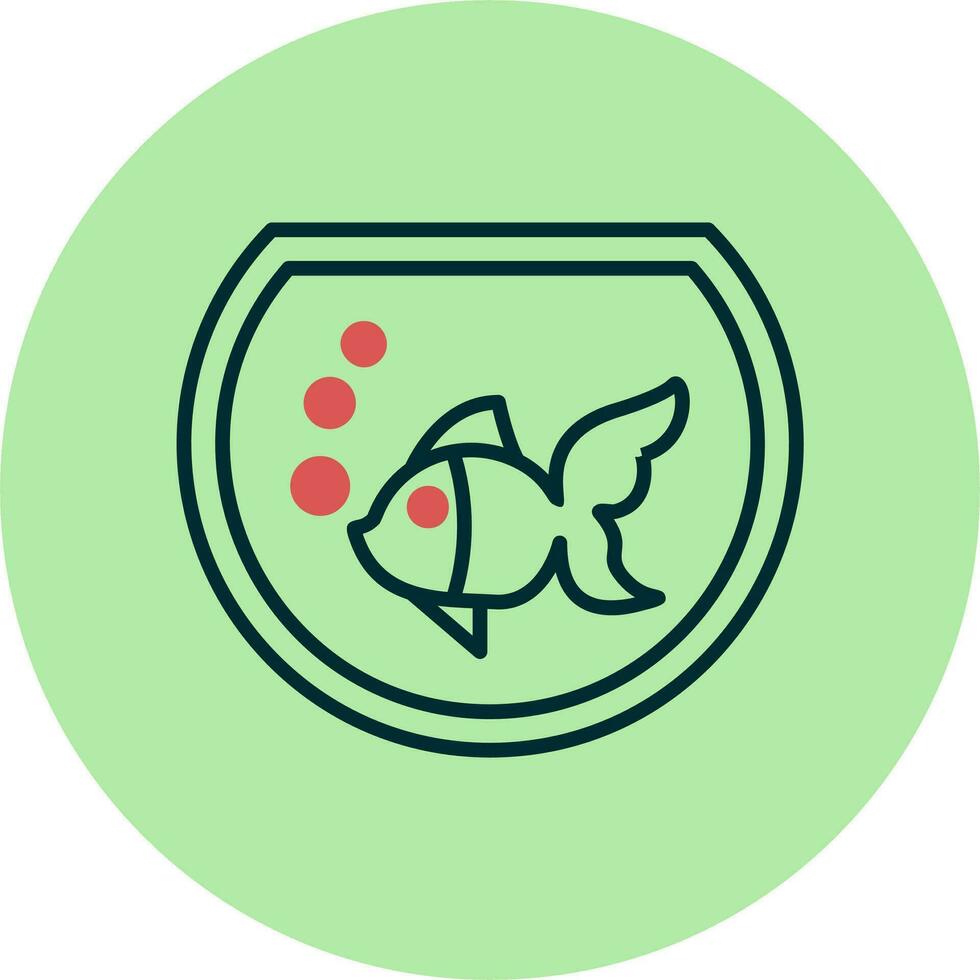 fish bowl Vector Icon