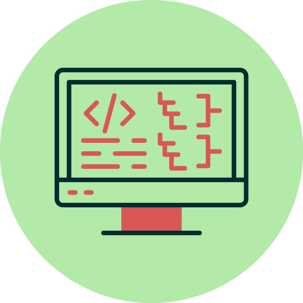 Computer Vector Icon