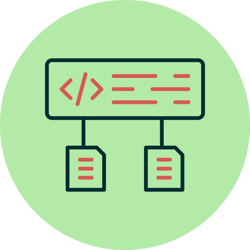 Data Flow Vector Icon