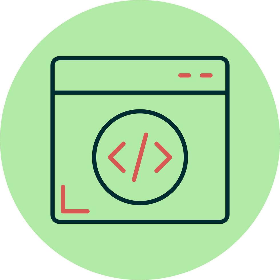 Web Programming Vector Icon
