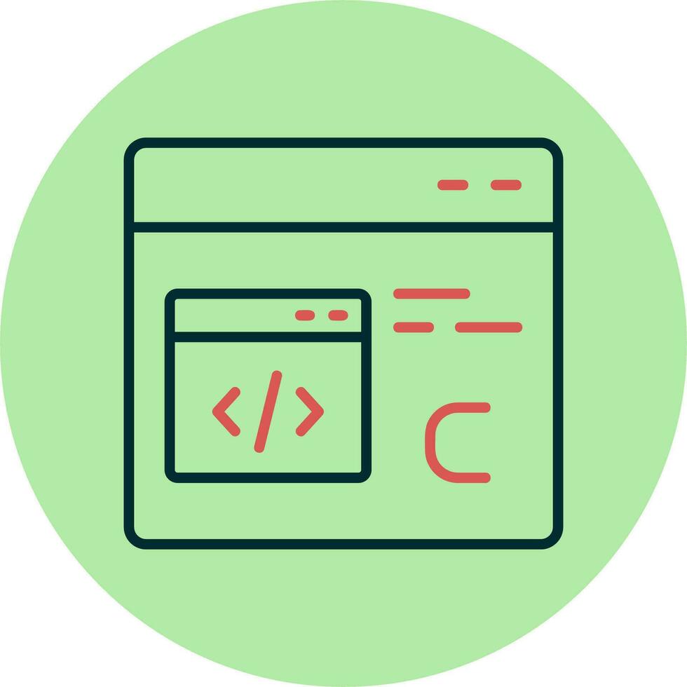 Computer Languages Vector Icon