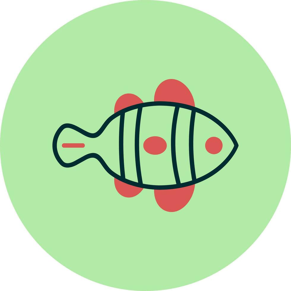 Clown Fish Vector Icon
