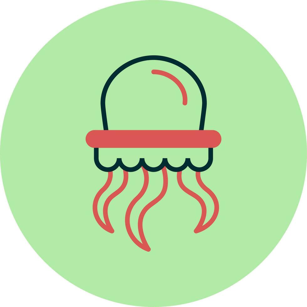 Jellyfish Vector Icon