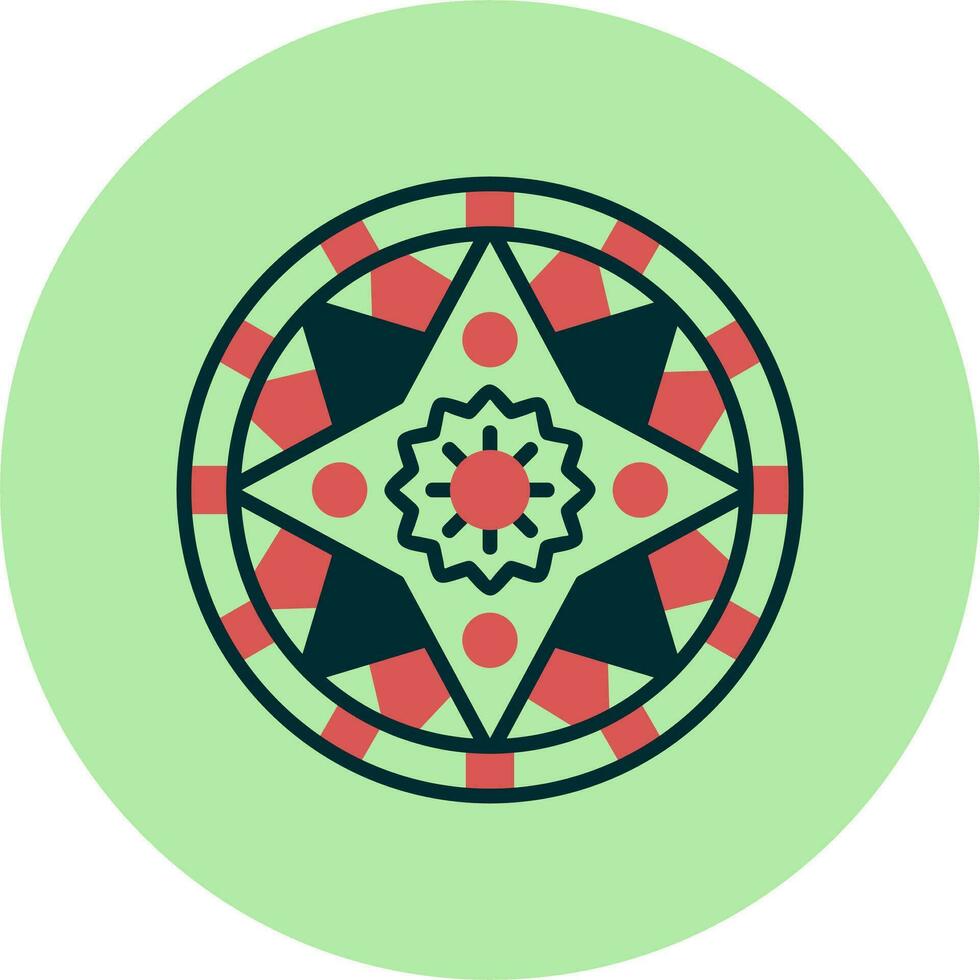 icono de vector de mandala