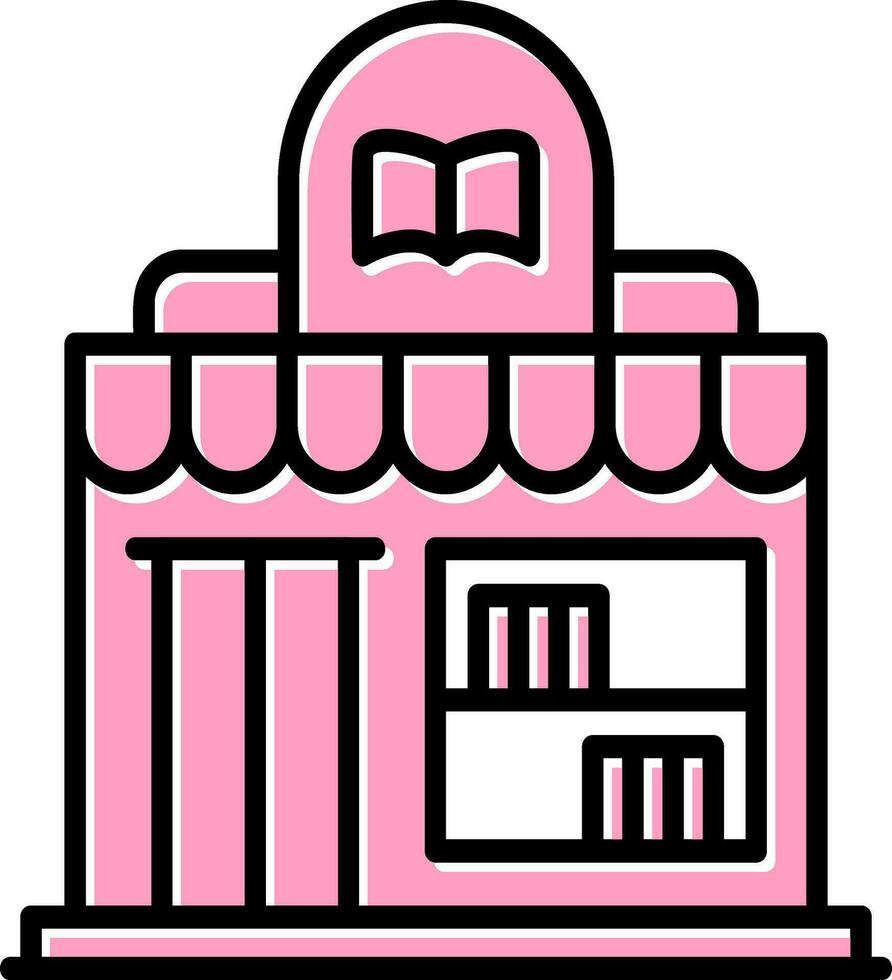 Book Shop Vector Icon