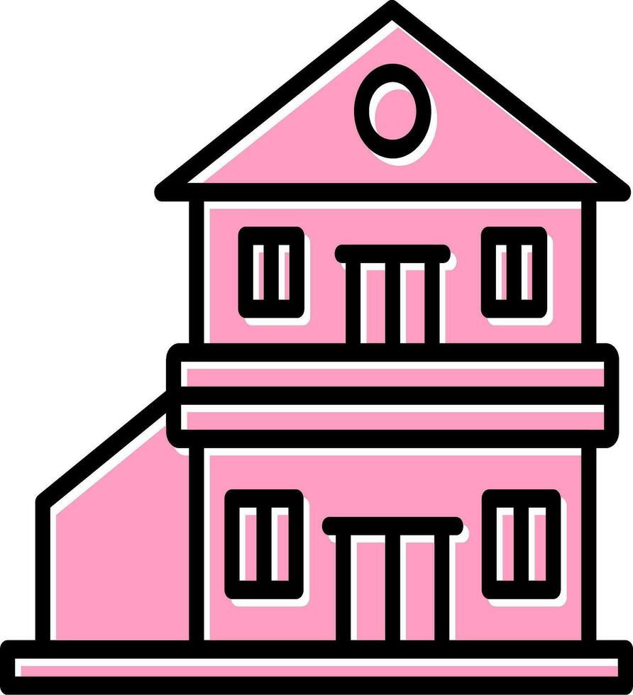 Mansion Vector Icon