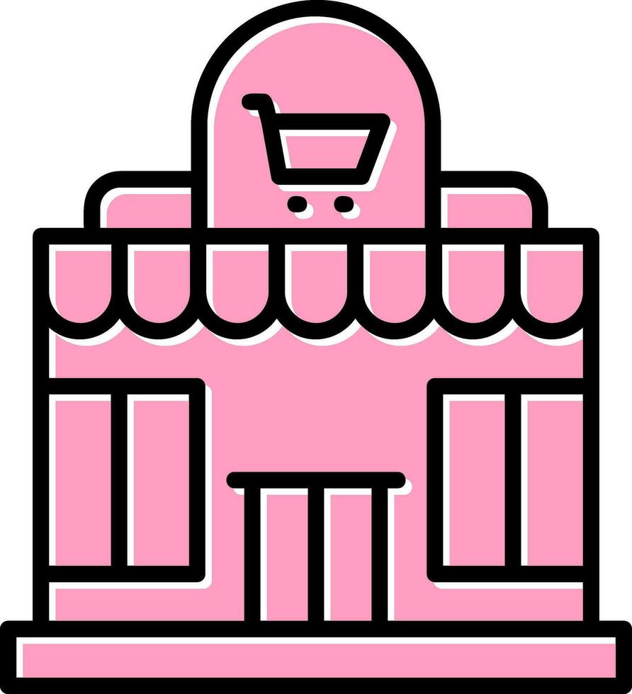 Supermarket Vector Icon