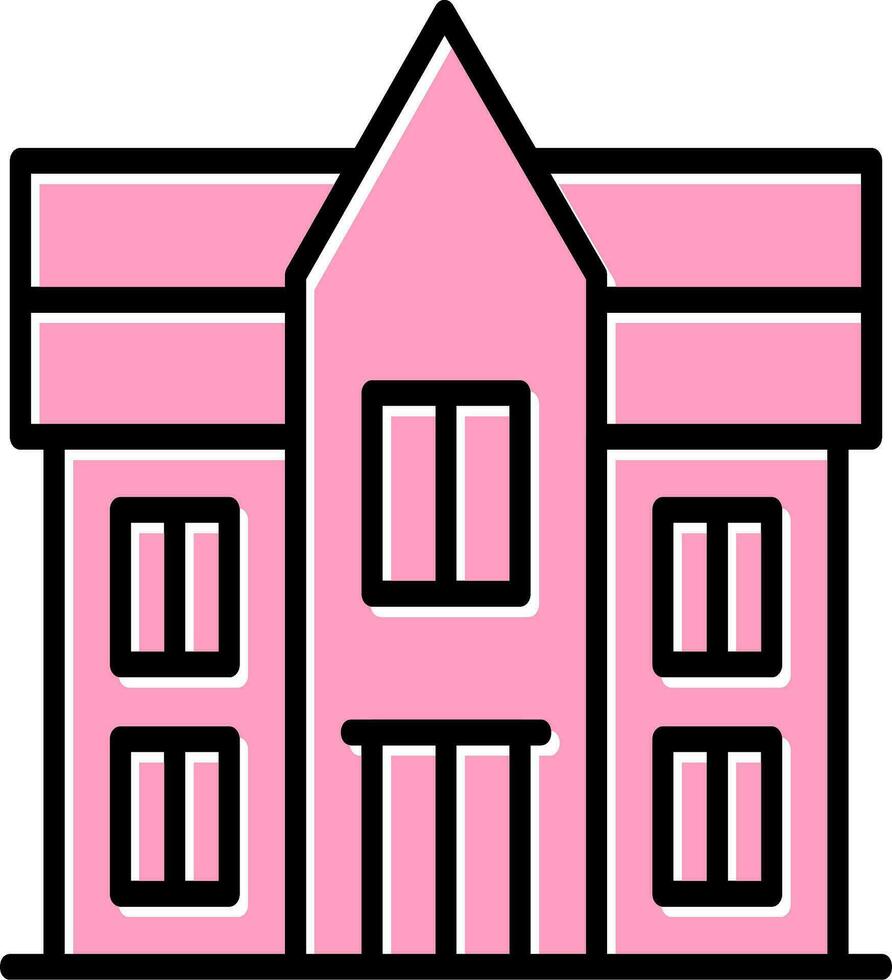 Mansion Vector Icon