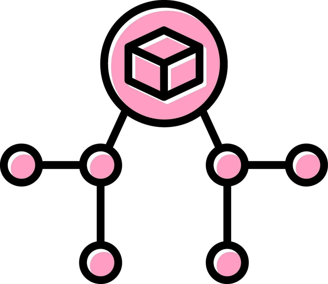 Decentralized Vector Icon