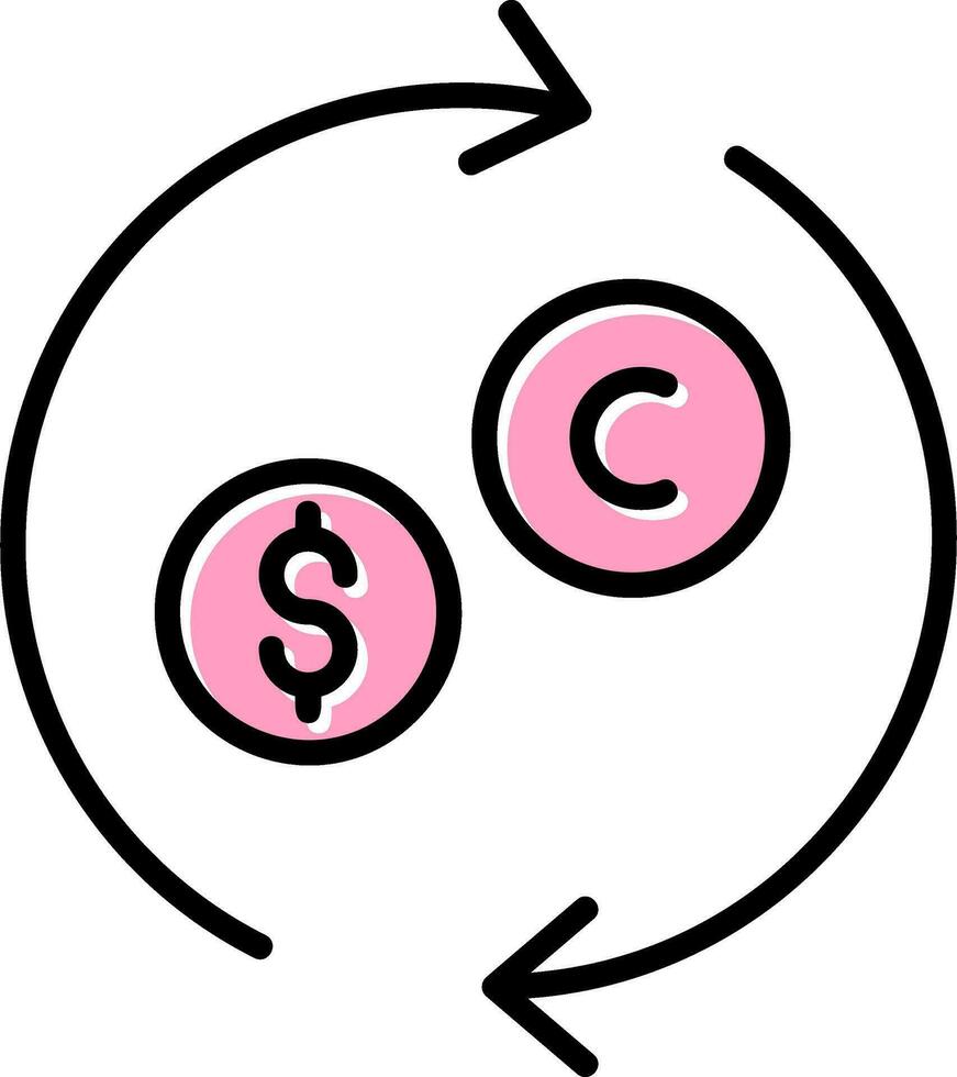 Exchange Rate Vector Icon