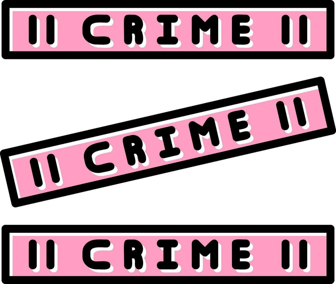 Crime Scene Vector Icon