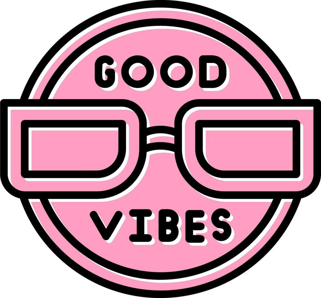 Good Vibes Vector Icon