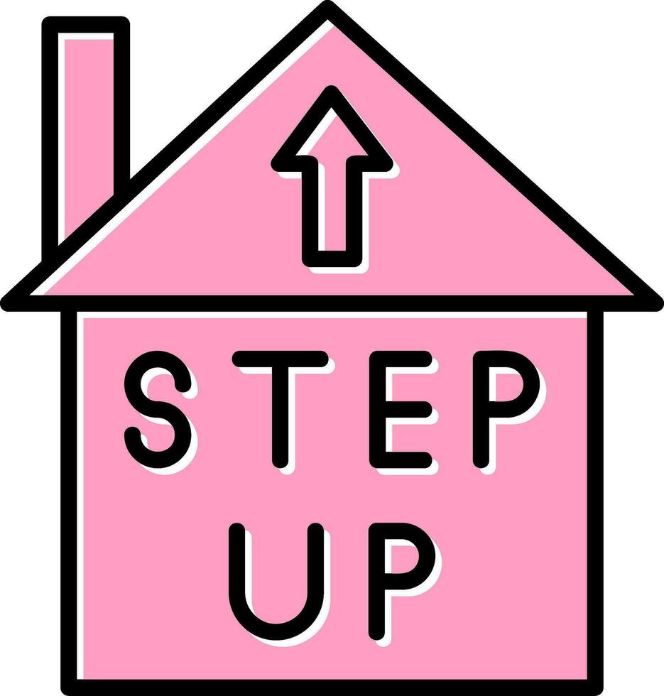 Step Up Vector Icon