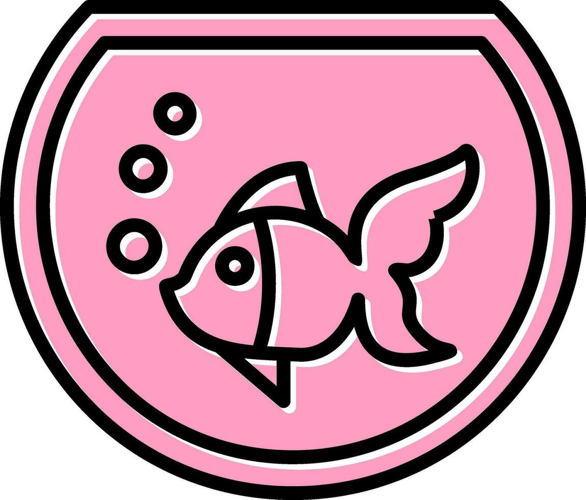 fish bowl Vector Icon