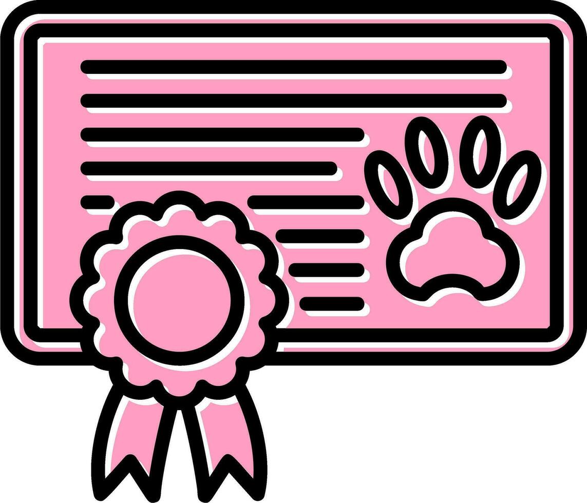 certificate Vector Icon