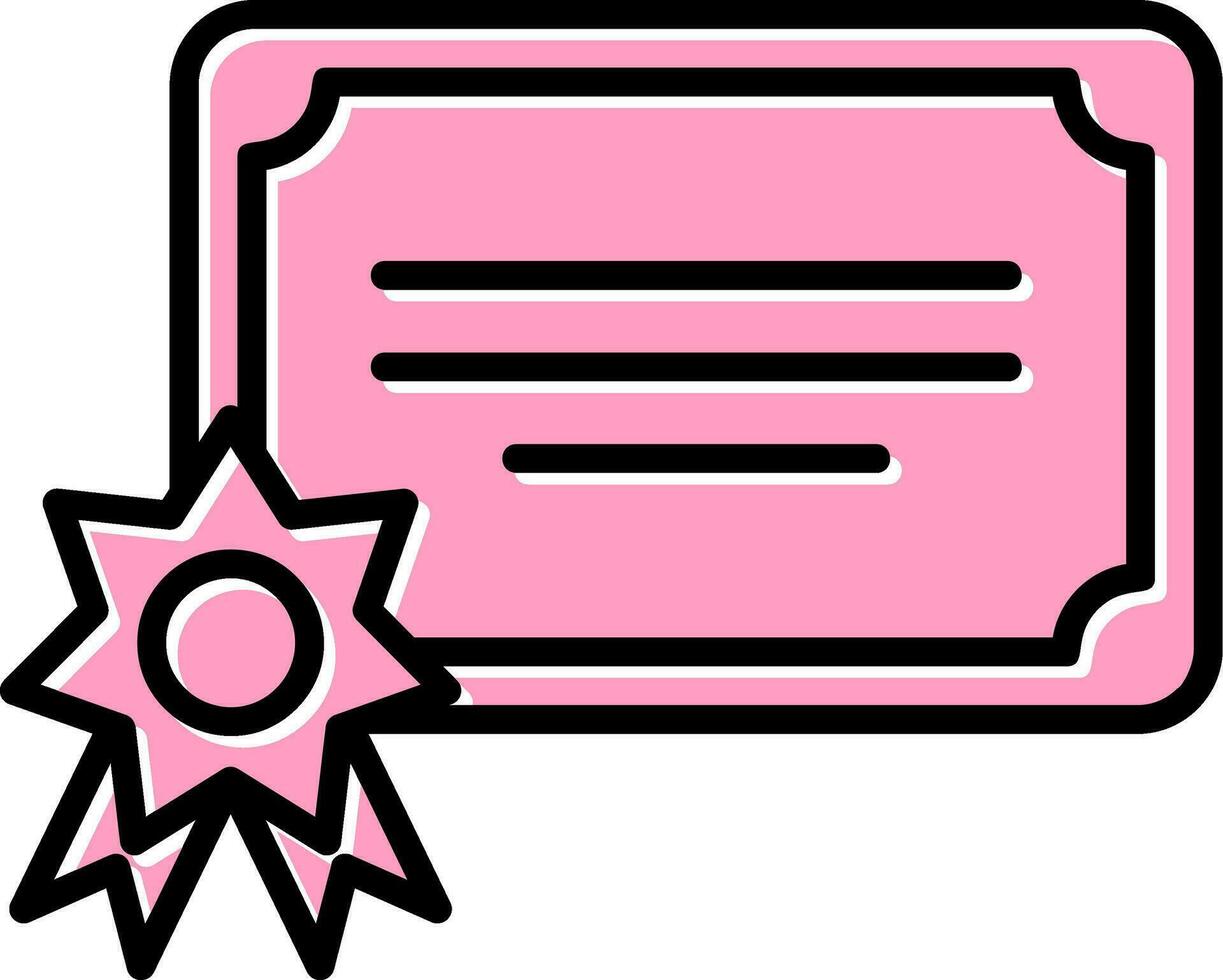 Certificate Vector Icon