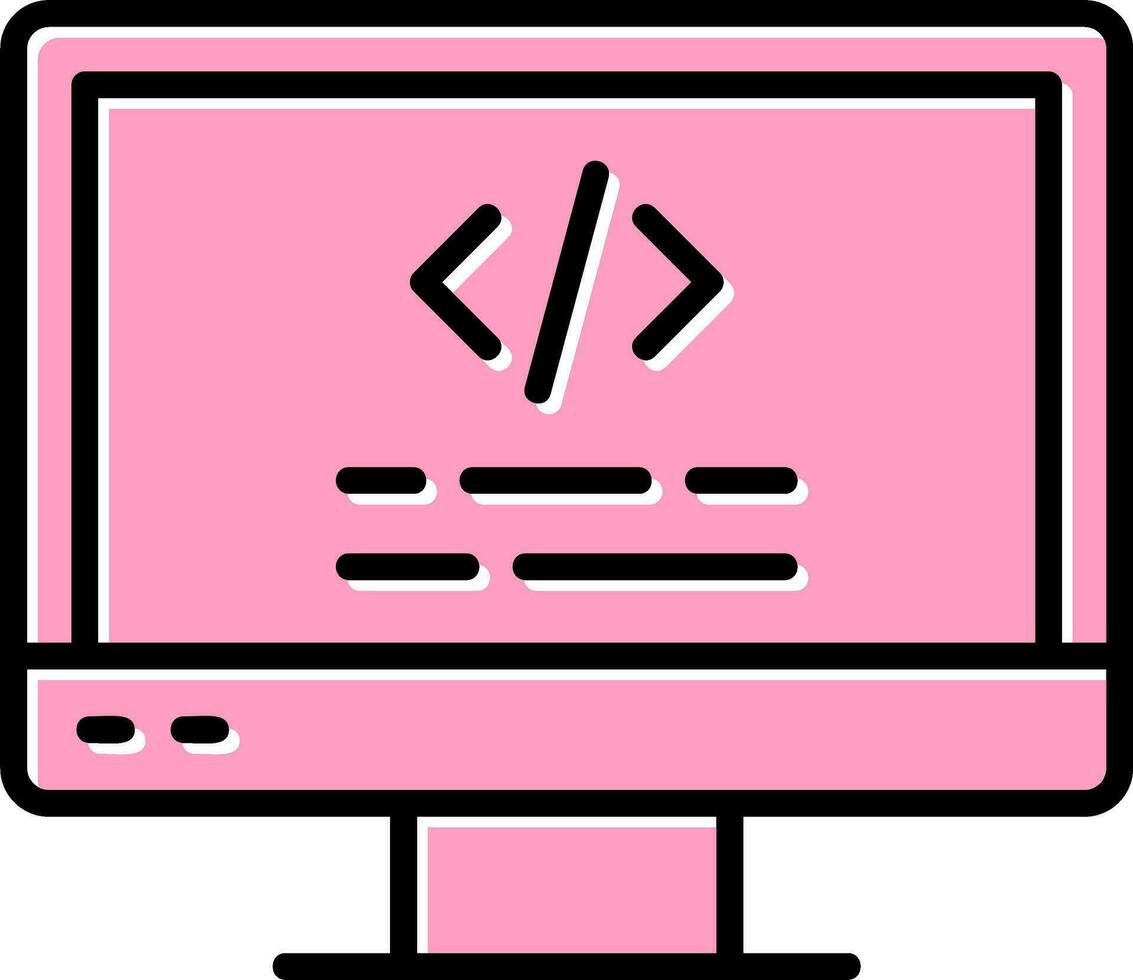 Computer Vector Icon