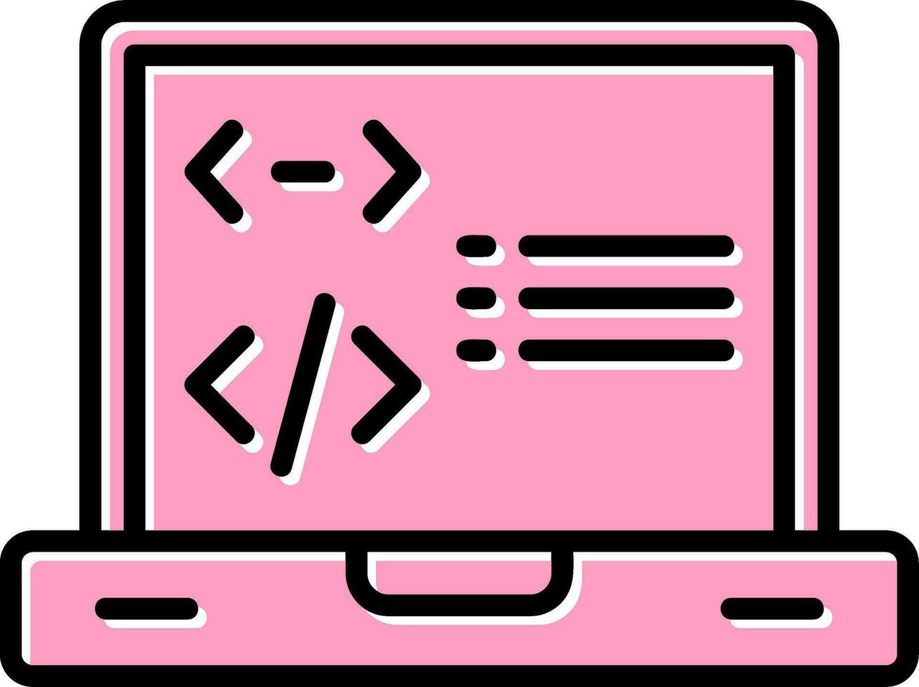 icono de vector de programación