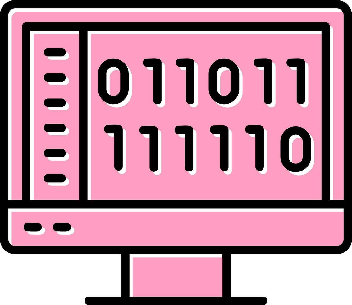 Binary Vector Icon