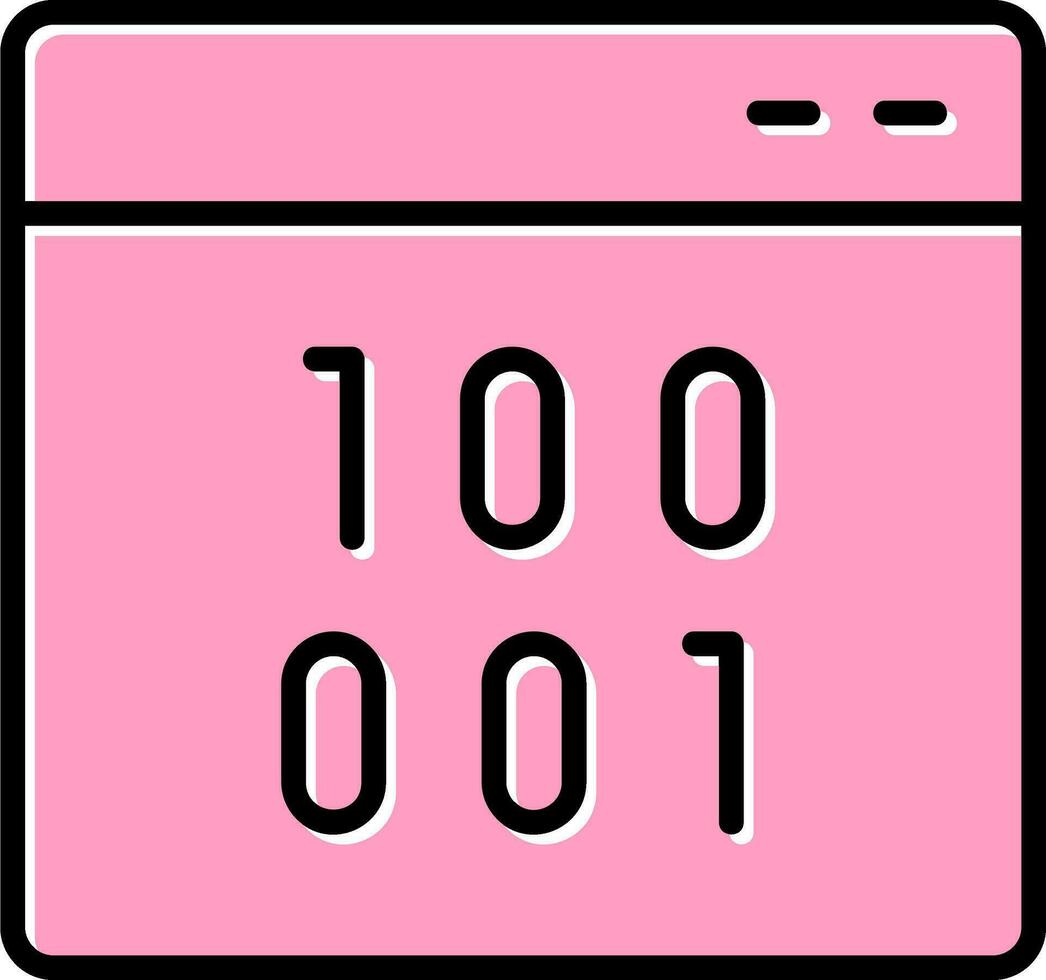 Binary Vector Icon