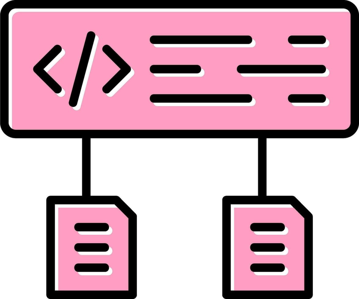 Data Flow Vector Icon