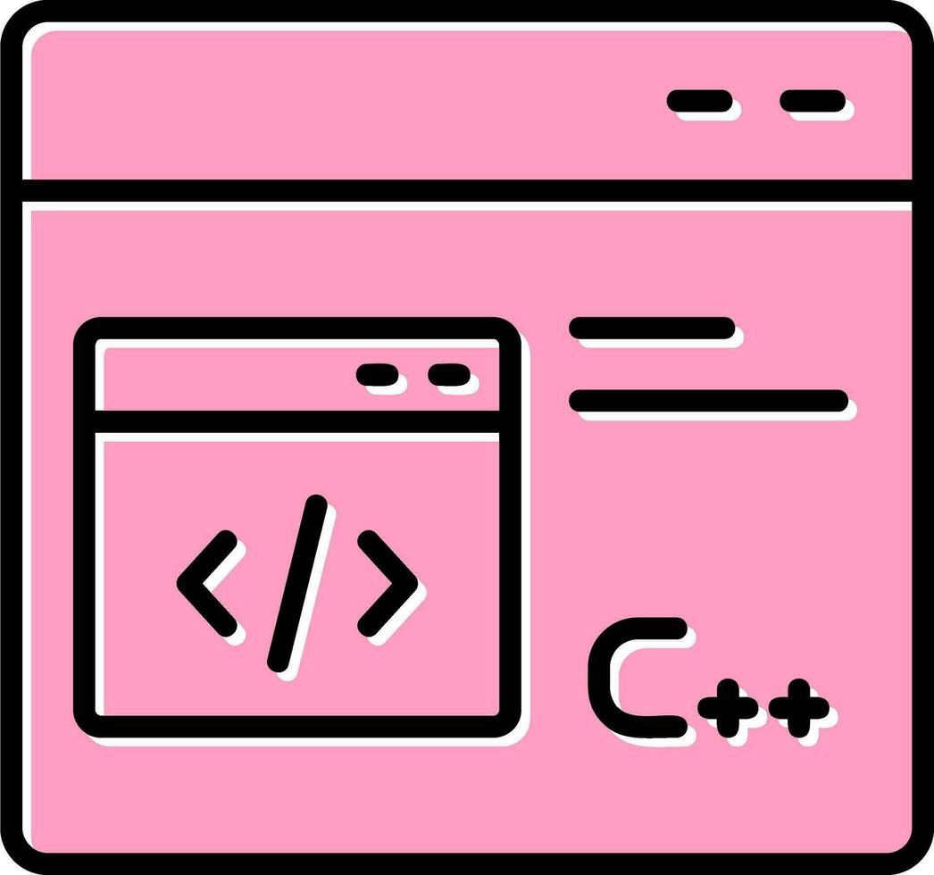 C plus plus Vector Icon