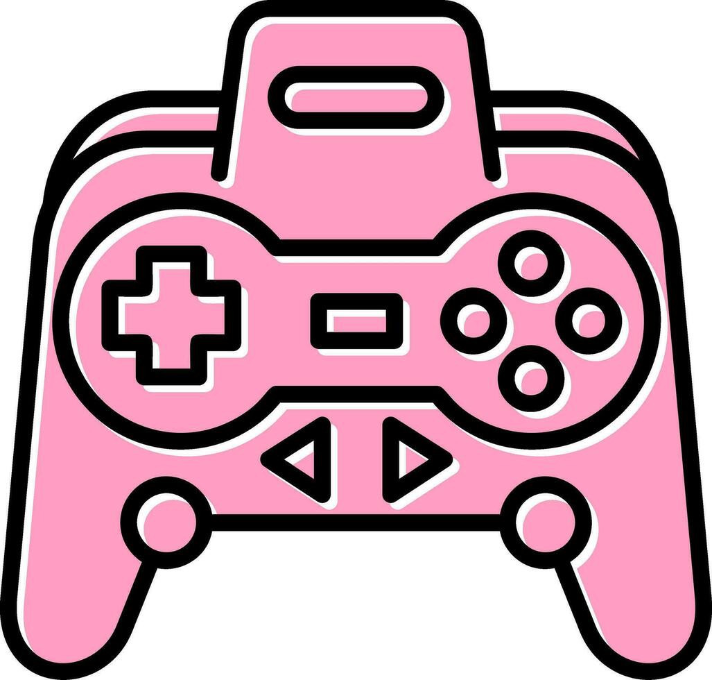 icono de vector de controlador de juego