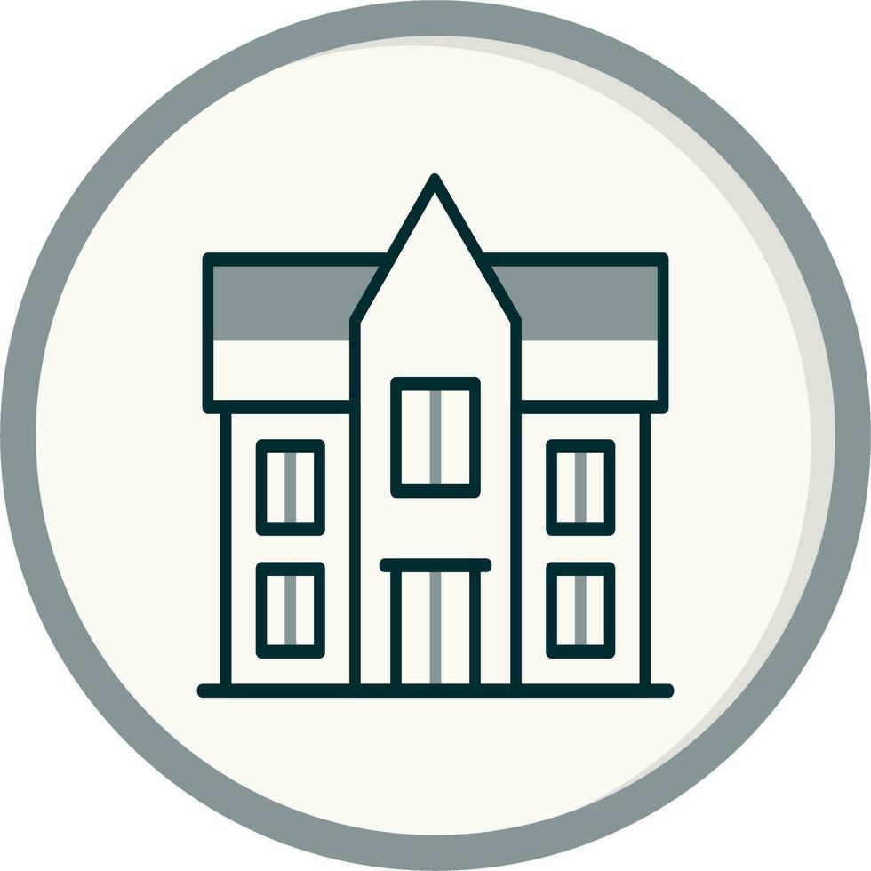 Mansion Vector Icon