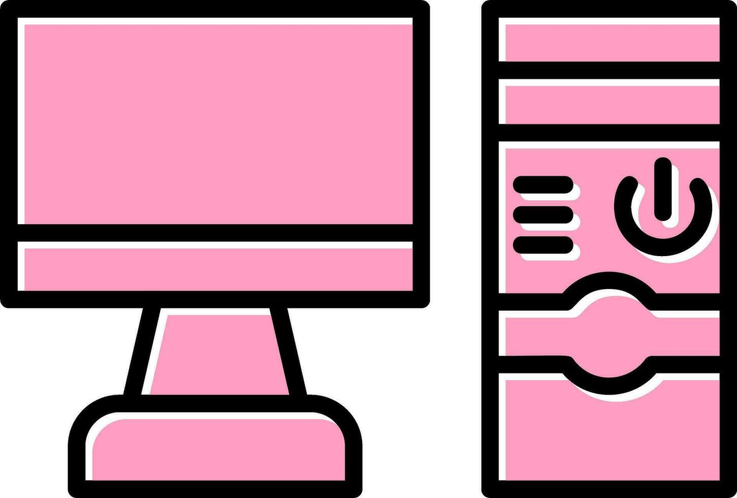 Computer Vector Icon