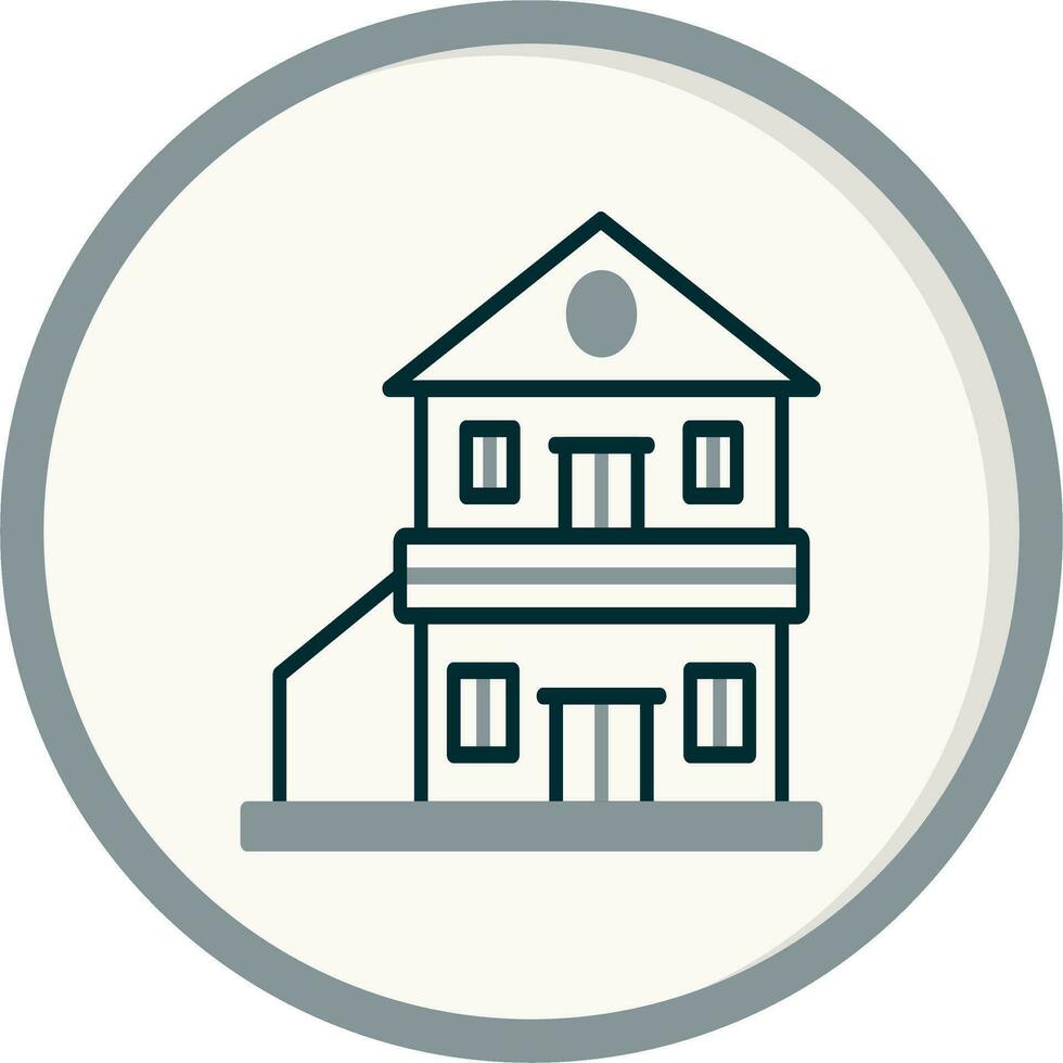 Mansion Vector Icon