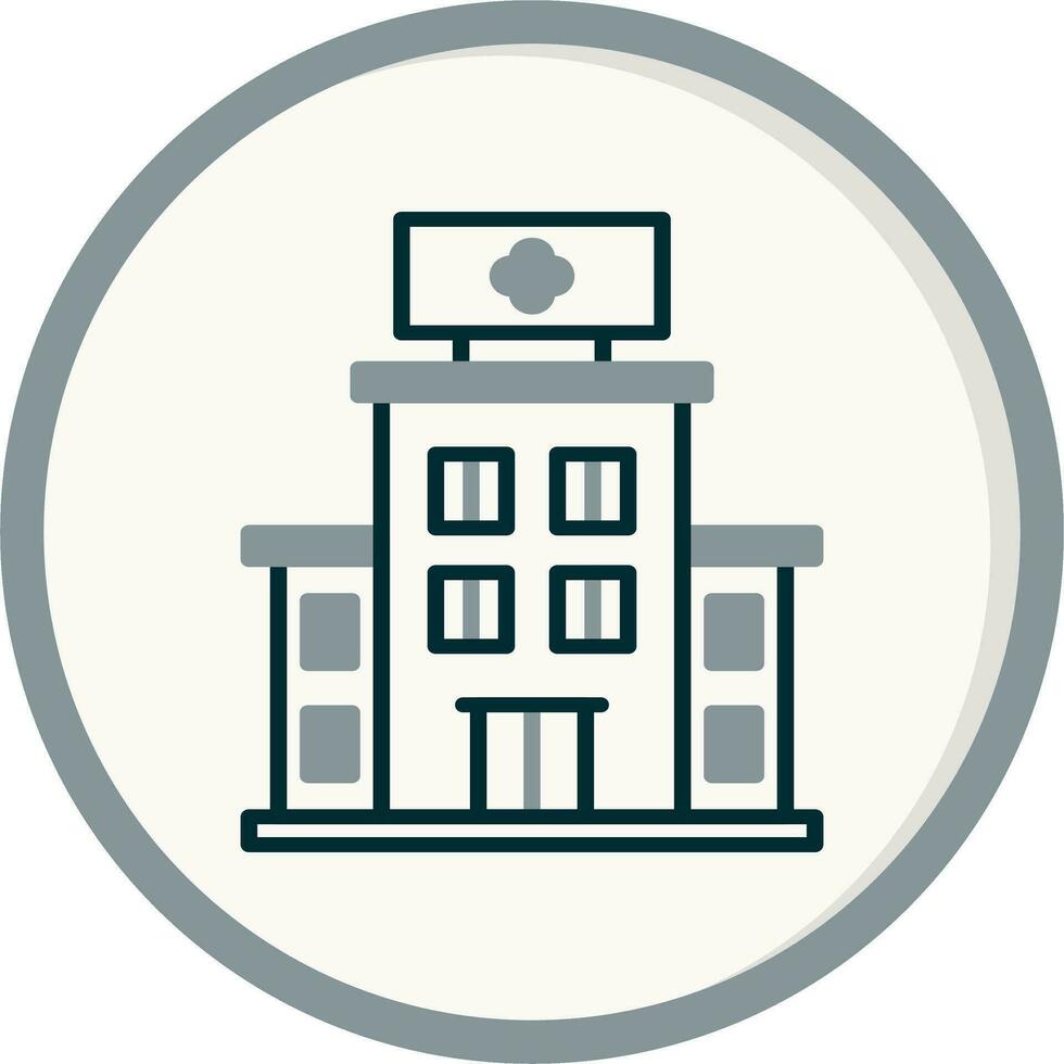 Hospital Building Vector Icon