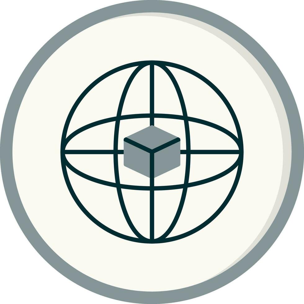 Global Network Vector Icon