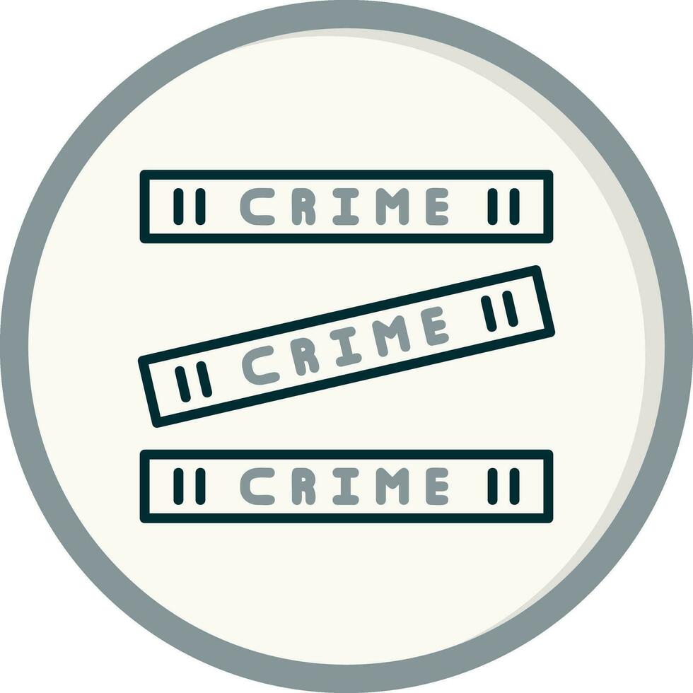 Crime Scene Vector Icon