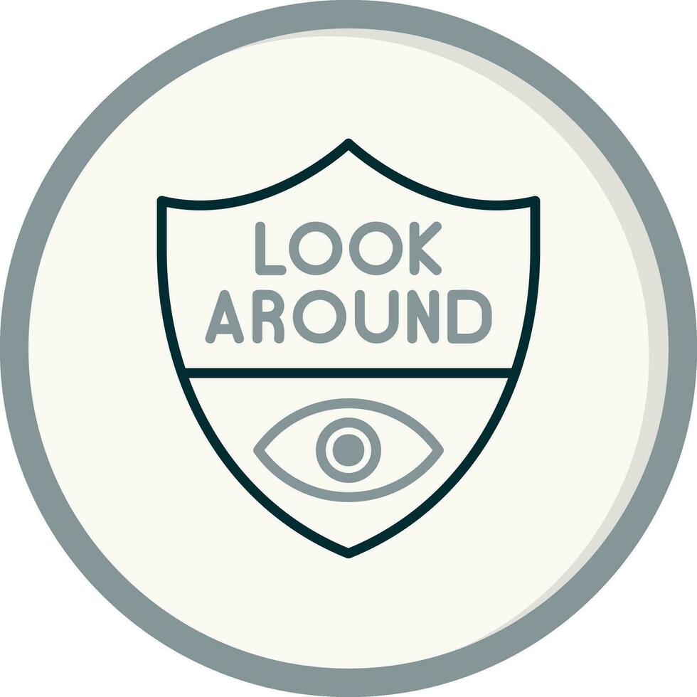 Look Around Vector Icon