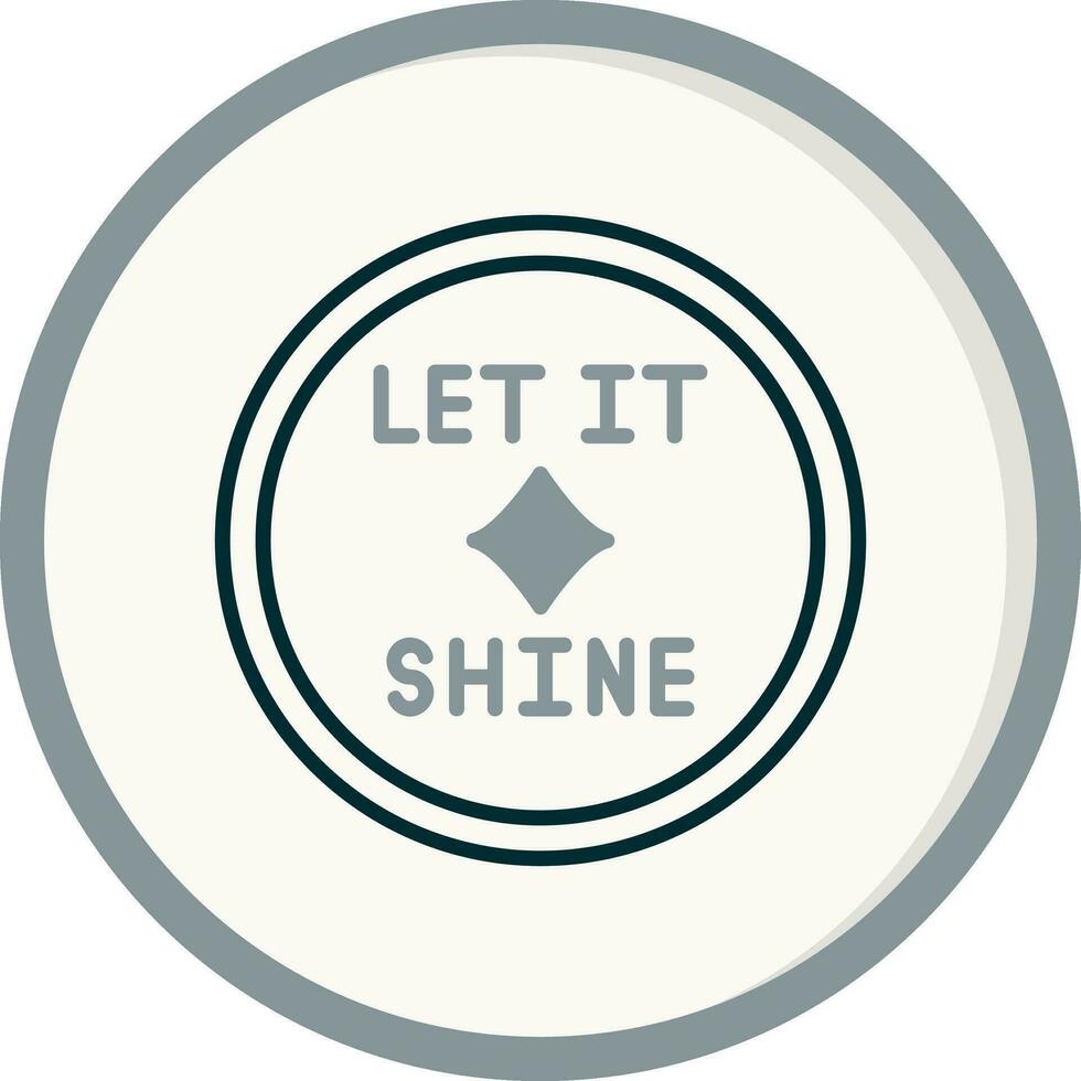 Let It Shine Vector Icon