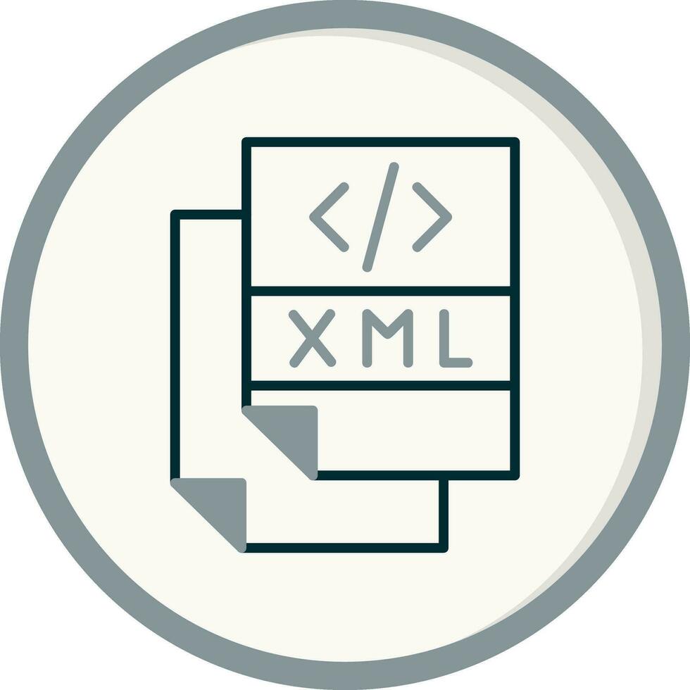 Xml File Vector Icon