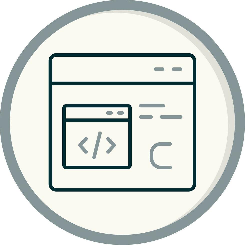 Computer Languages Vector Icon