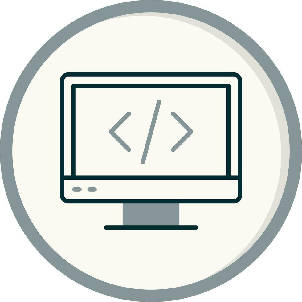 icono de vector de codificación web