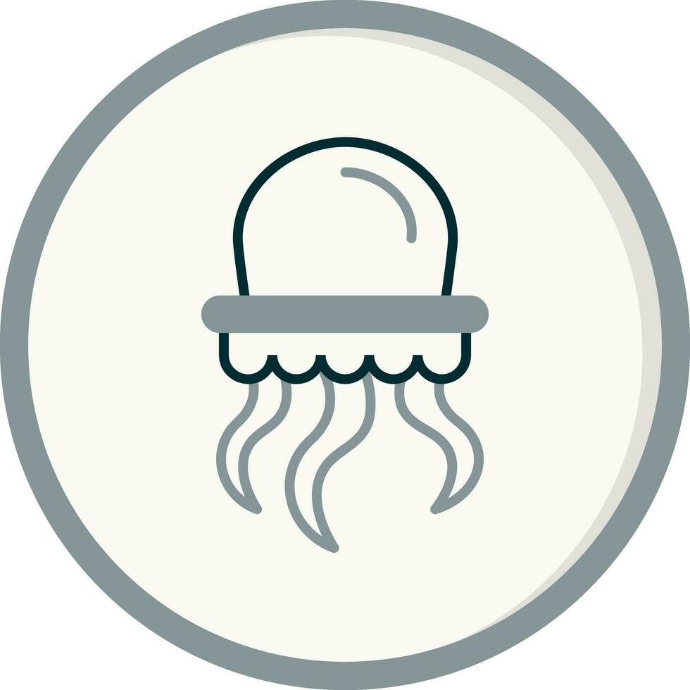 icono de vector de medusas