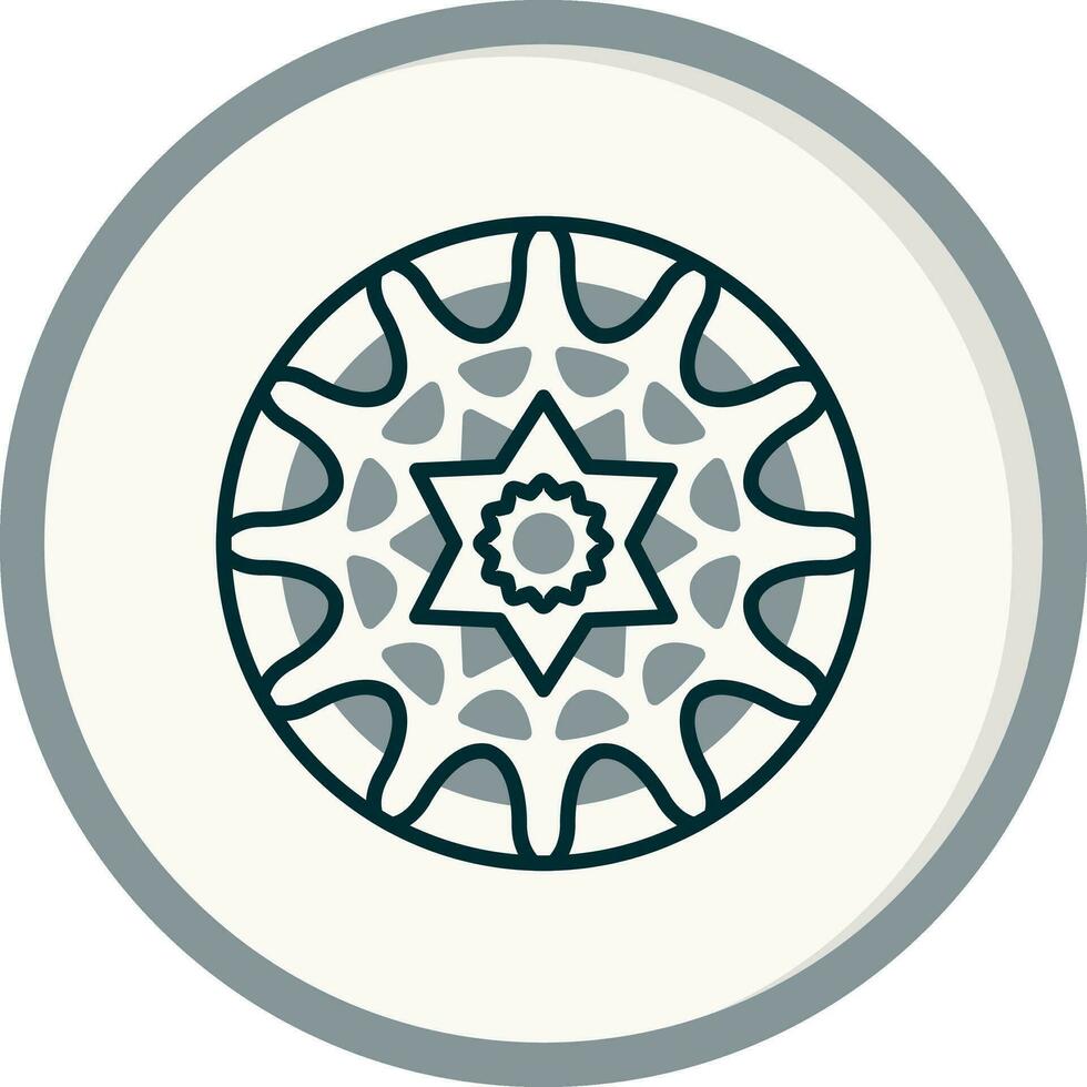 icono de vector de mandala