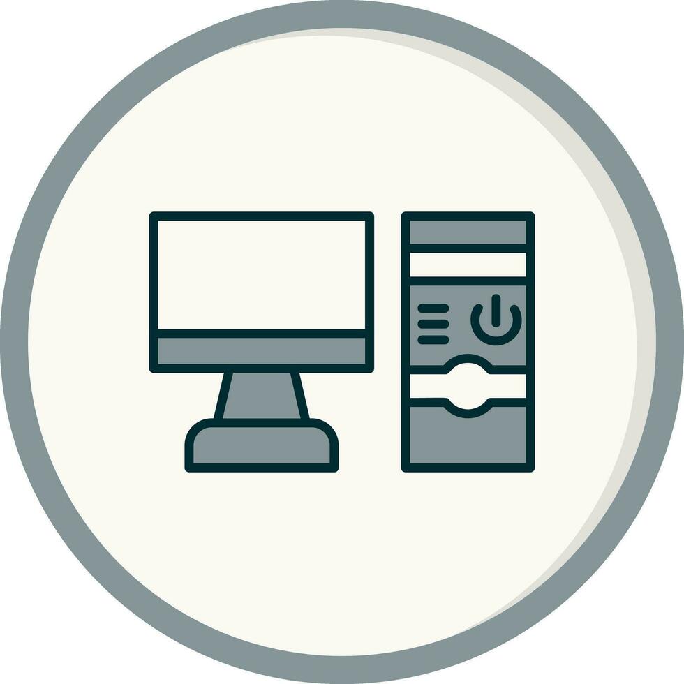 Computer Vector Icon