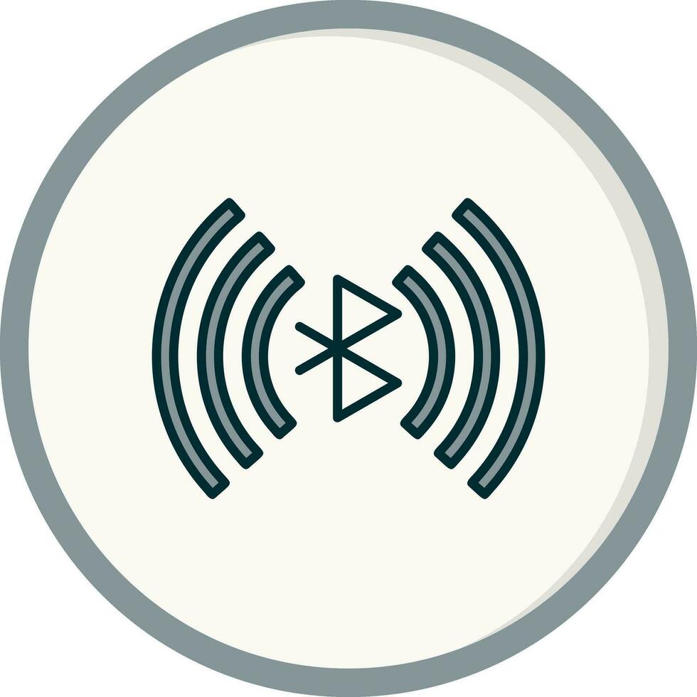 icono de vector de bluetooth