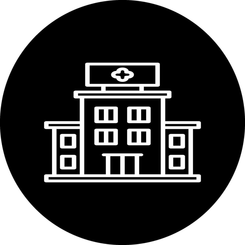 Hospital Building Vector Icon