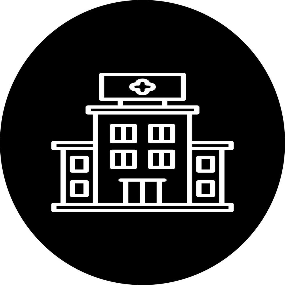 Hospital Building Vector Icon