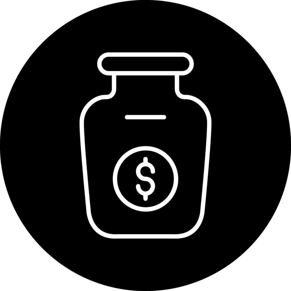 Money Jar Vector Icon