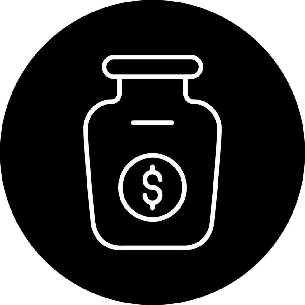 Money Jar Vector Icon