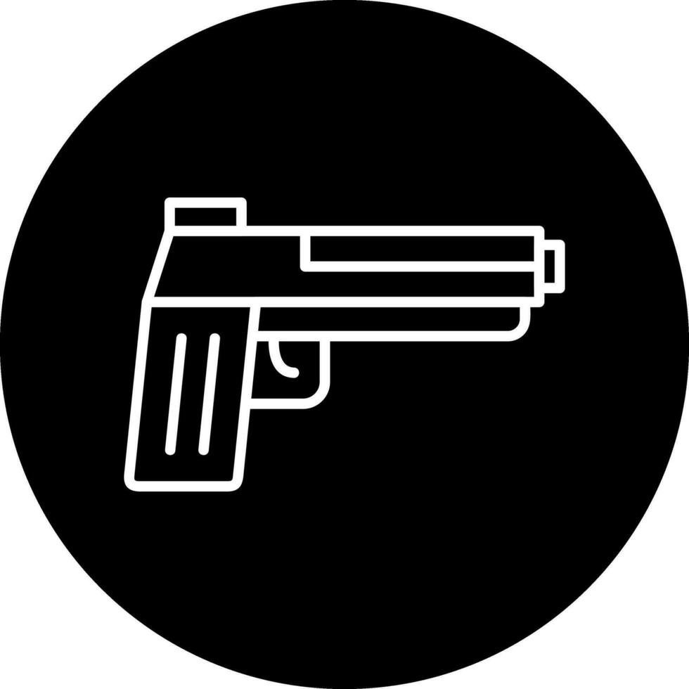 icono de vector de pistola