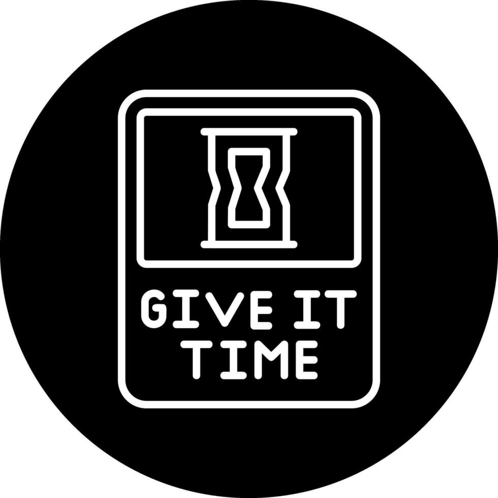 Give It Time Vector Icon